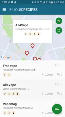 E-Liquid Recipes android App screenshot 0